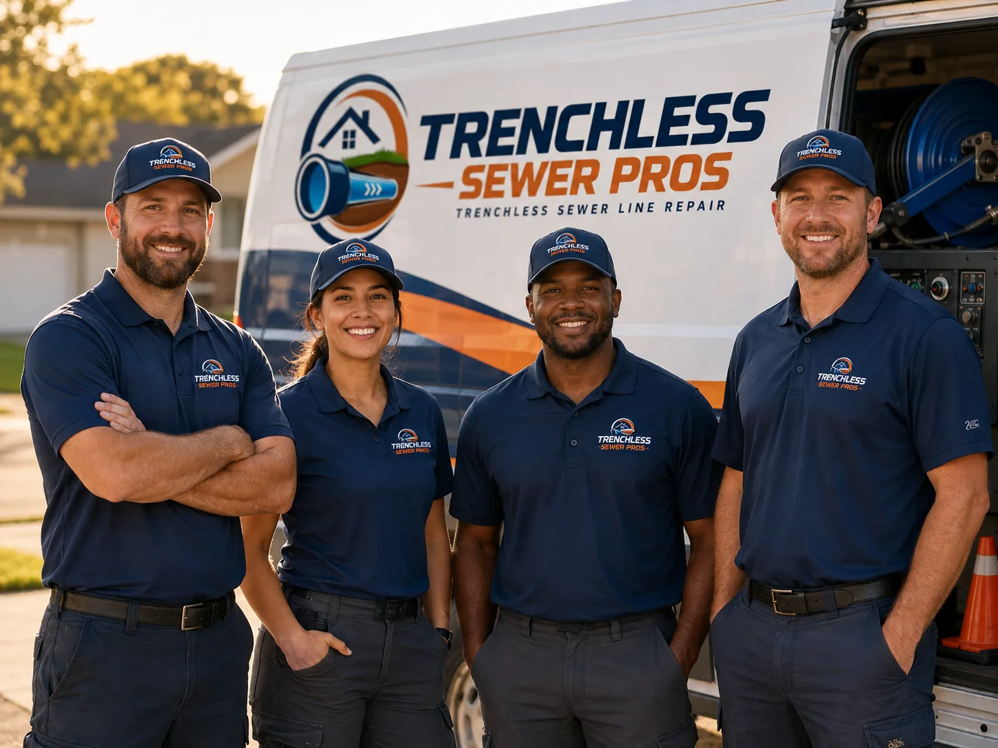 Trenchless Sewer Repair company in Huffman, TX